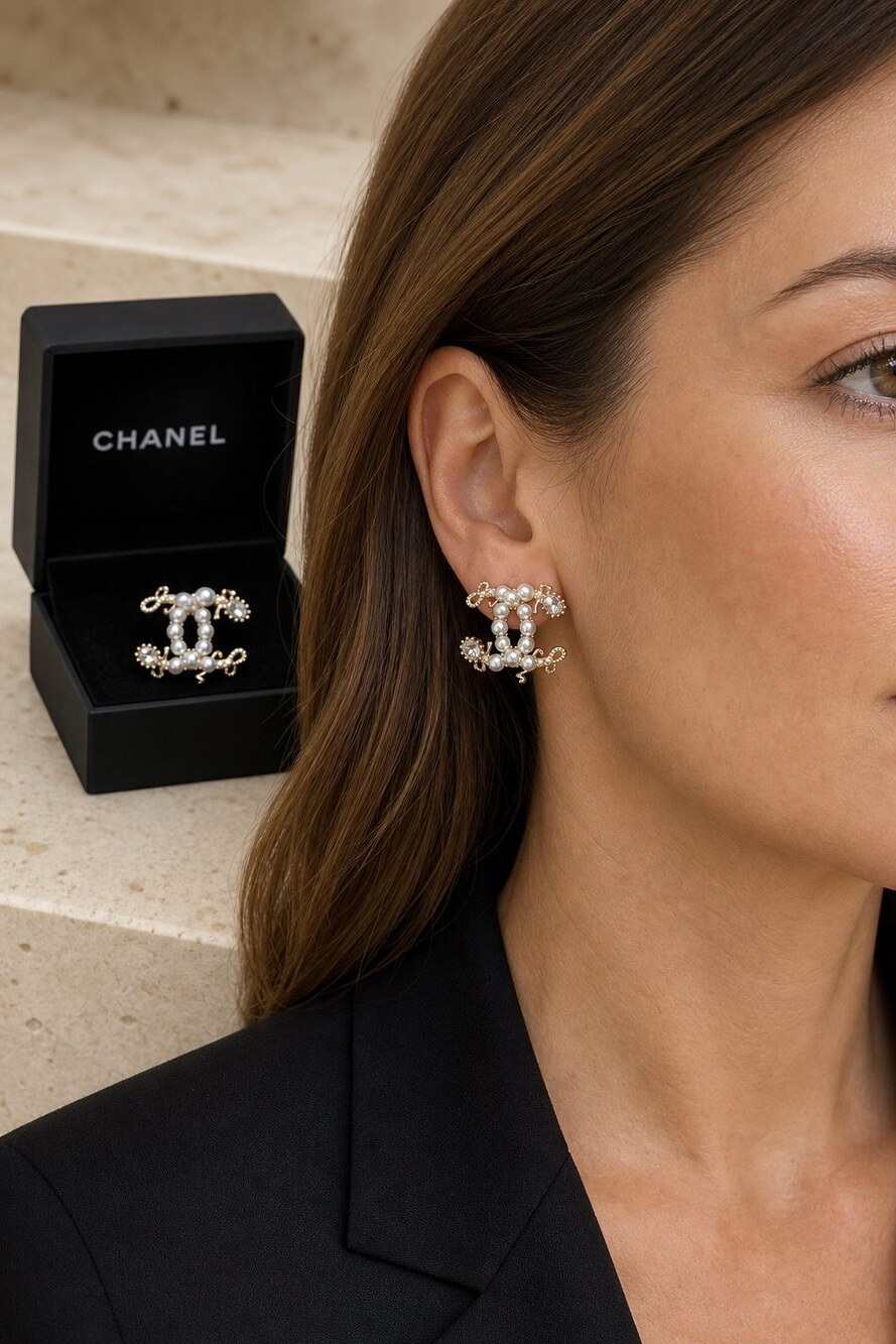 CHANEL Classic Parisian Earrings Style 20 | New with Box - Picture 8 of 9